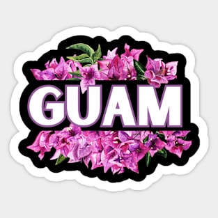 Guam Bougainvillea Sticker